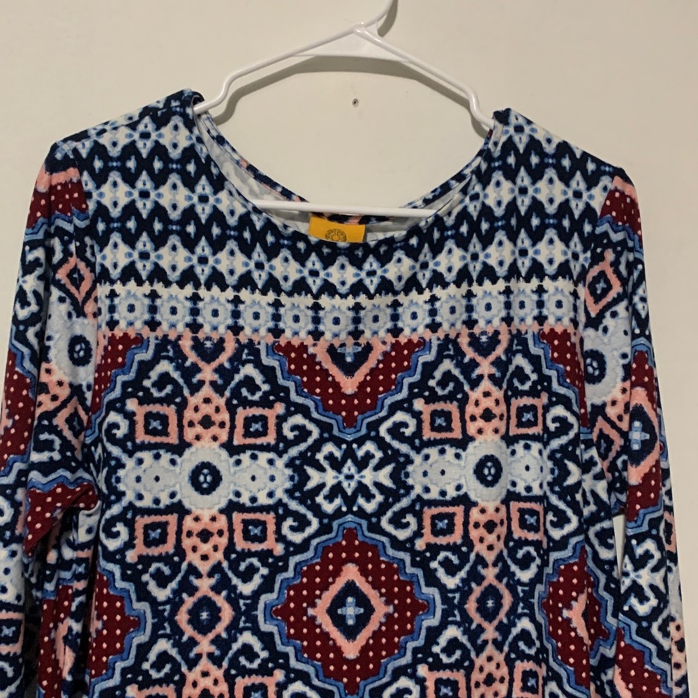 Ruby Rd.Bold Print Geometric Tunic - Picture 4 of 8